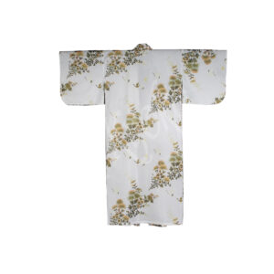56-606 : Kimono Kikutsuru, weiß, 55"