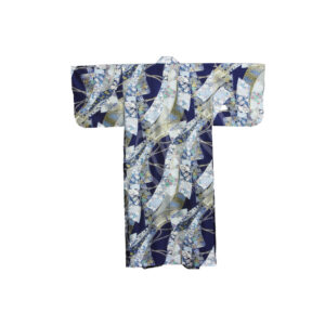 56-620 : Kimono Ribbon, blau, 55"