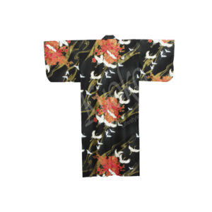 56-650 : Kimono Tsuru, schwarz, 55"