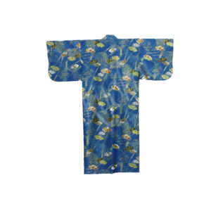 56-658 : Kimono SensuTake, Satin, blau, 55"