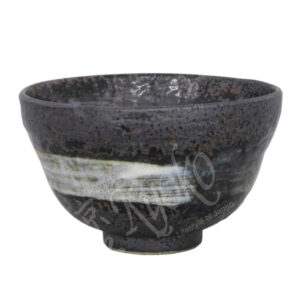 61-484 : Matchaschale Uzu shio schwarz, ø=12,7 H=7,6cm