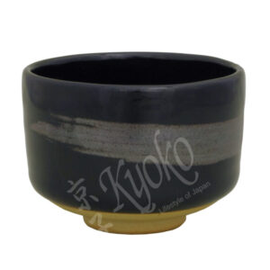 61-486 : Matchaschale Ginsai schwarz,  ø=11 H=7,5cm