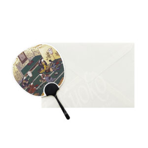 65-109 : Fächerkarte M, Genji, 9x14 cm