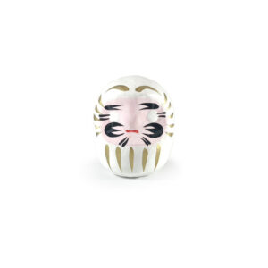 65-410 : Daruma weiß (Talent, Fortschritt) 5 cm