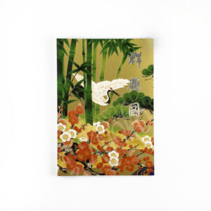 65-618 : 4 Postkarten Tsuru, 10,5x15cm