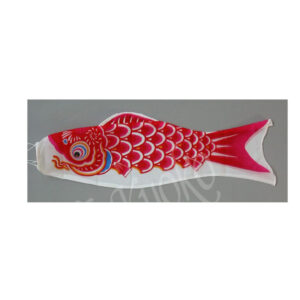 66-301 : Koinobori, rot, Nylon, 90 cm