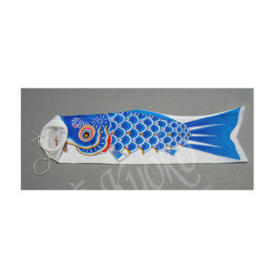 66-400 : Koinobori, blau, Nylon, 50 cm