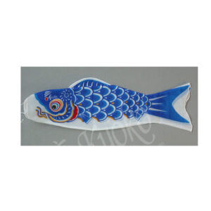 66-401 : Koinobori, blau, Nylon, 90 cm