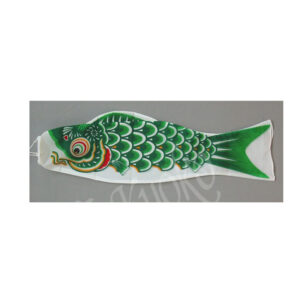 66-501 : Koinobori, grün, Nylon, 90 cm