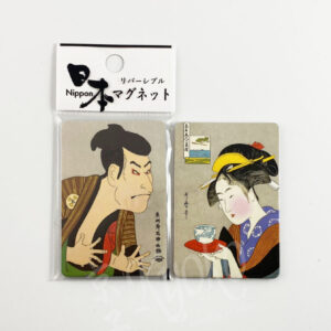 68-224 : Magnet Ukiyoe (Sharaku & Yunomi), revers, 4,2 x 6,9 cm