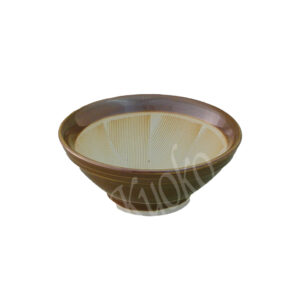 11-339: Suribachi, außen braun/innen weiß, ø = 12,5 cm (4-sun)