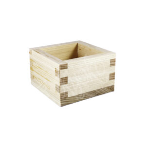 12-230: Sakecup Masu, Holz, 8,5 x 8,5 cm