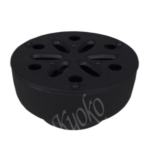 14-742 : Teewärmer, schwarz, Gusseisen  ø = 13 cm