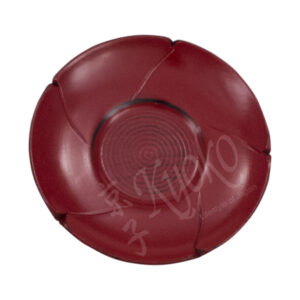 22-246 : Untersetzer Holz, lackiert, rot, ø = 11,5 cm