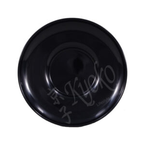 22-284 : Untersetzer Daruma, schwarz, ø = 13,5 cm; H = 2,4 cm