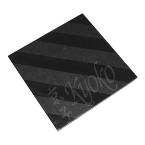 22-328 : Untersetzer quadratisch S, Holz, lackiert, schwarz, 12 x 12 cm