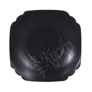 22-512 : Untersetzer, 4-eckig, schwarz, 10,5 x 10,5 cm