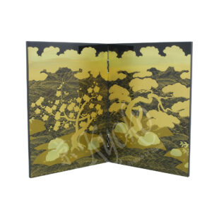 32-170 : Tisch-Screen Momoyama, 2-tlg, Lack, 30 x 44 cm