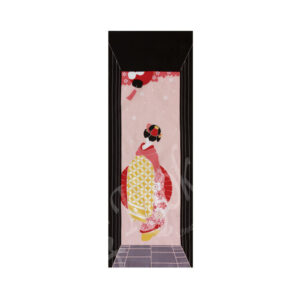 46-360 : Tenugui Maiko 100% 100ｘ35cm BW