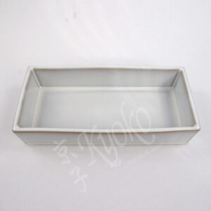 61-410 : Blumensteckschale Tanzaku, weiß, 30 x 14 x 6 cm