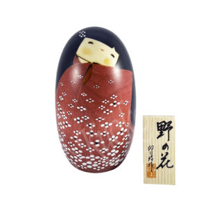 62-283 : Kokeshi Nonohana, 13 cm, pink