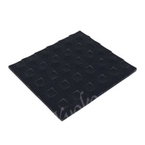 14-760 : Untersetzer Grid L, schwarz, Gusseisen 14 x 16 cm