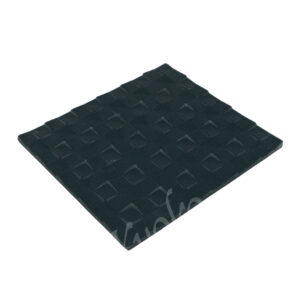 14-761 : Untersetzer Grid L, grün, Gusseisen 14 x 16 cm