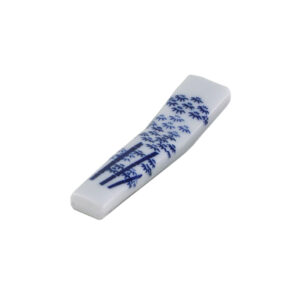 20-267 : Essstäbchenbank Take, weiß/blau, B = 7,5 cm; H = 1,2 cm