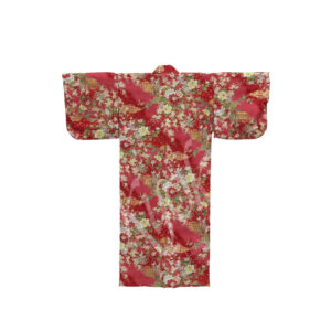 56-661:  Kimono Blume rot, 55"