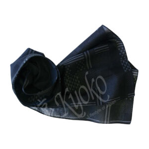56-910 : Cotton 100% Scarf Black, 180x33cm