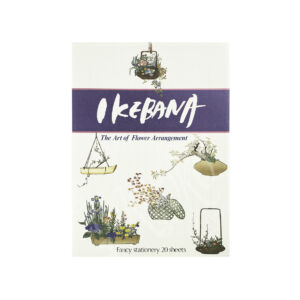 65-325 : Briefblock 'Ikebana', 20 Seiten + 5 Kuverts, 18x25 cm