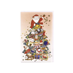 65-608: Briefkarte Santa, 11,5 x17,8 cm