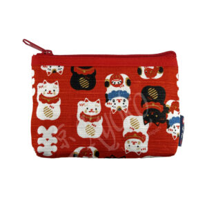 66-136 : Card Case Neko, rot, BW