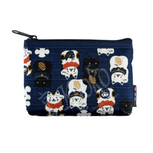 66-137 : Card Case Neko, blau, BW