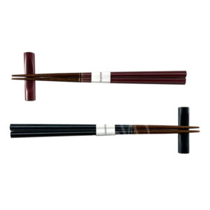 22-121: 2:2 Hashi-Set Holzstäbchen und -stäbchenbank lackiert