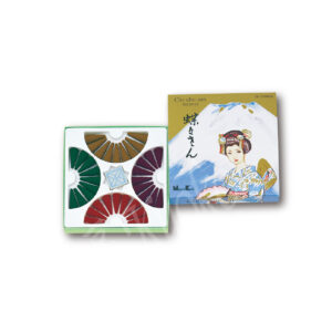 320 : Cho-Cho-San grünbraun=Sandelholz,rot=Kirsche,violett=