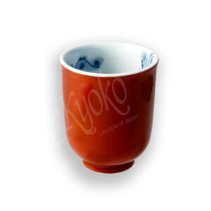 10-110a: Teebecher Sansui, rot