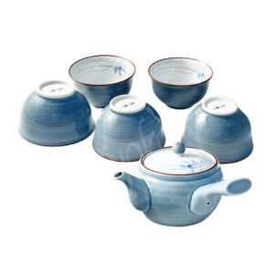 10-184: 1:5 Tee-Set Orchidee, hellblau 450ml