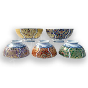 20-128: Reisschalenset, Koimari 5-tlg., sortiert, ø = 11 cm; H = 6cm