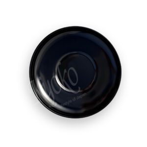 22-231: Untersetzer, Holz, lackiert, schwarz