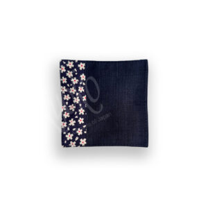 26-226: Stoffuntersetzer Edo Sakura, BW, blau